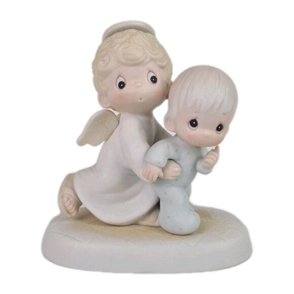 Precious Moments E-2840 "Babys First Step" Porcelain Figurine Vintage - Picture 1 of 6